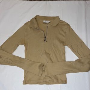 TOPSHOP half zip top